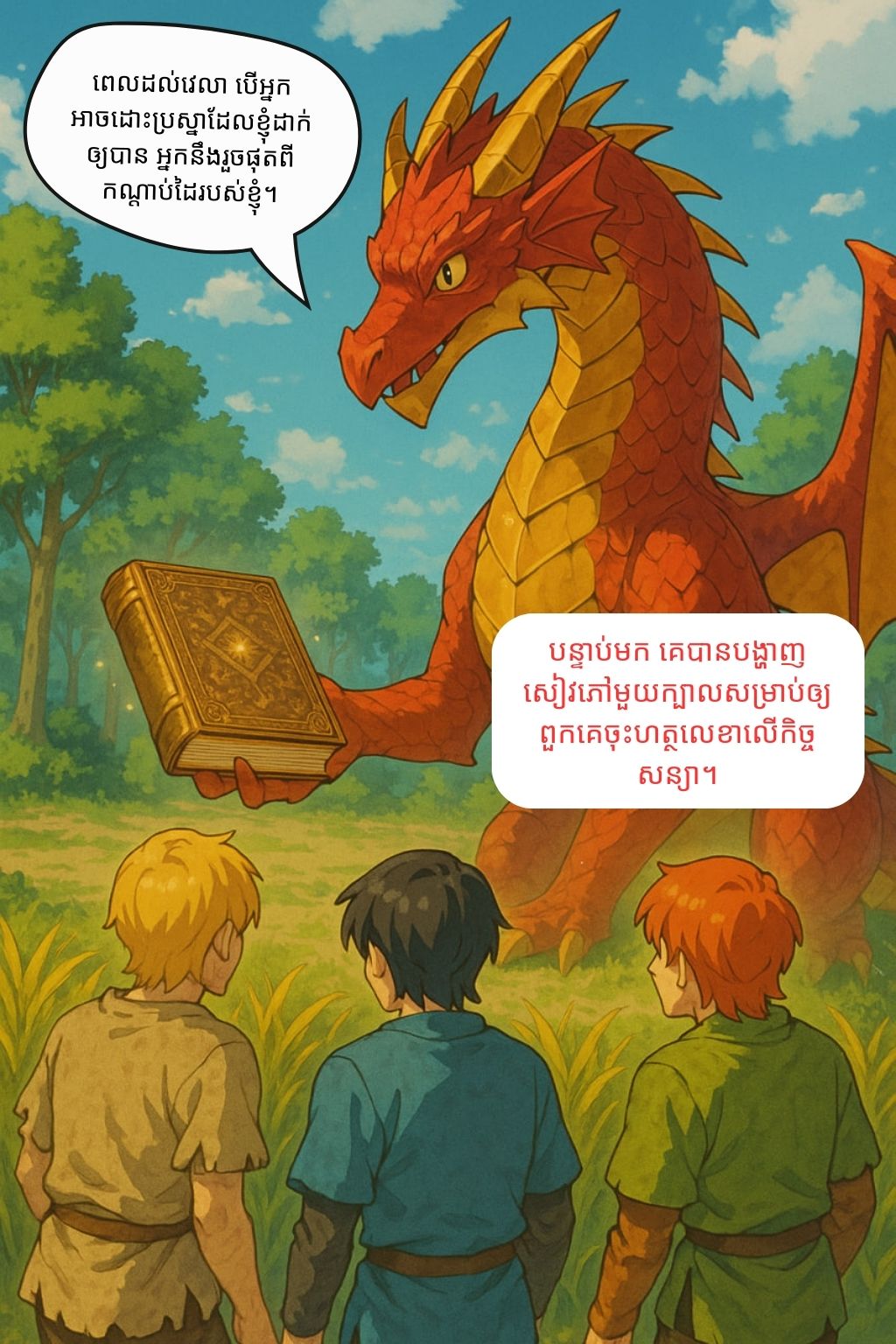 អារក្ស និងទាហានបីនាក់: oneshot